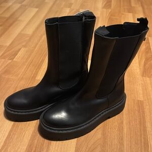Iris & Ink Leather Boots Size 38